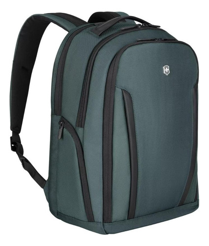 Mochila profissional Altmont, laptop Essential, cor verde Victorinox, design de tecido liso