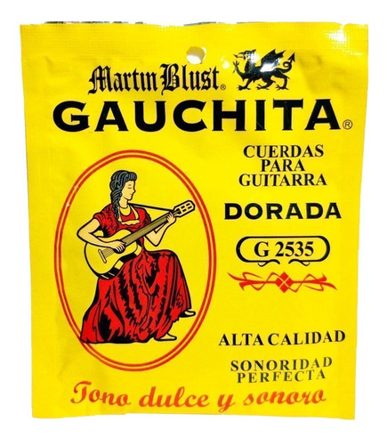 Encordado Martin Blust Guitarra Criolla Gauchita