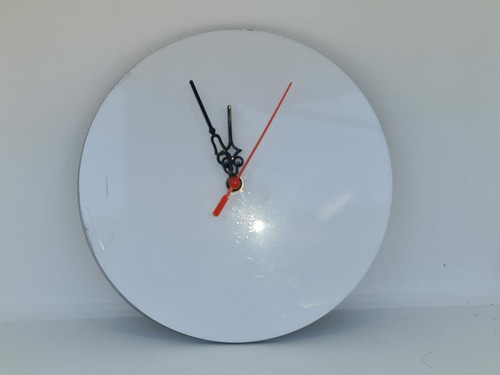 Reloj Sublimación 19cm Calidad Liso Brillante Incl Mecanismo