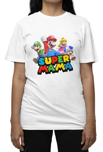 Polera Mario Bros 3d World Super Cumple