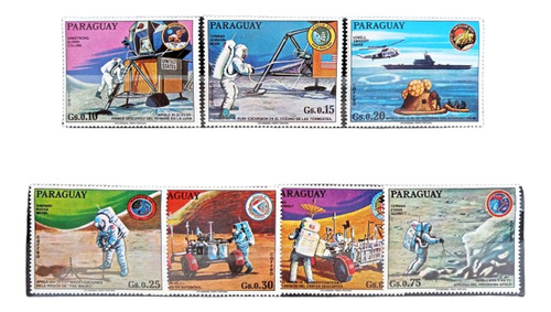 Paraguay Espacio, Serie Sc 1524 Exploración 1973 Nva L17014