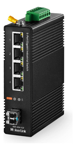 Mokerlink Interruptor De Red Industrial Gigabit De Riel Din