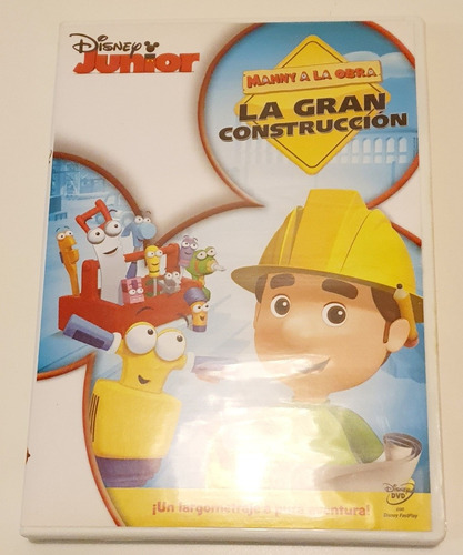 Manny Dvd La Obra La Gran Construccion Disney Original!