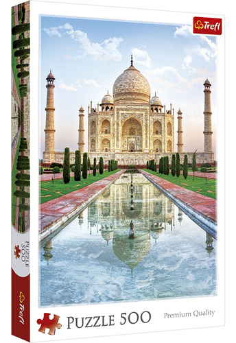 Rompecabezas Trefl 500 Piezas Paisaje Taj Mahal India