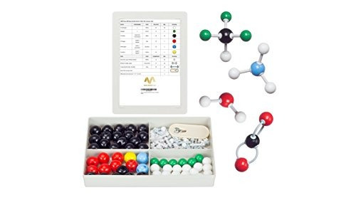 Kit De Química Orgánica Modelo Molecular (122 Piezas) - Paqu
