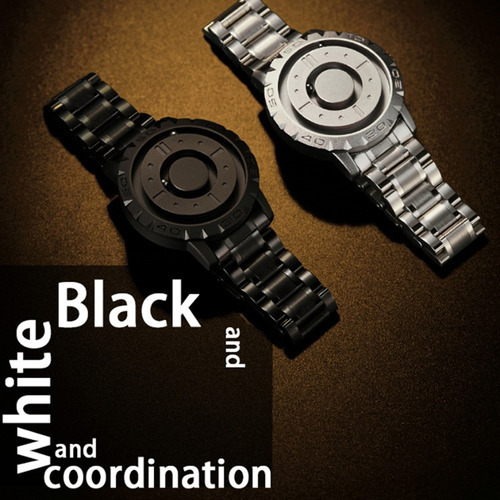 Relojes De Pulsera De Cuarzo De Lujo Para Hombre Eutour Color De La Correa Mesh Belt Color Del Fondo Plateado