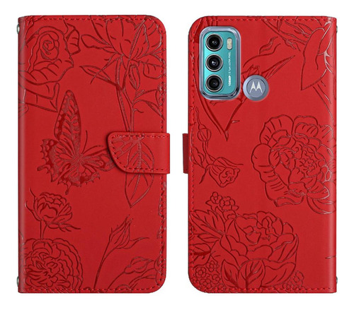 Funda Para Motorola Moto G60 Protección Anti-caída Cuero Pu