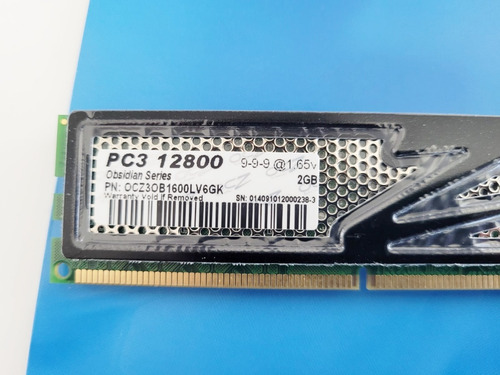 Memoria Ocz Pc3 12800,2gb, Ddr3 (1 Unidade)