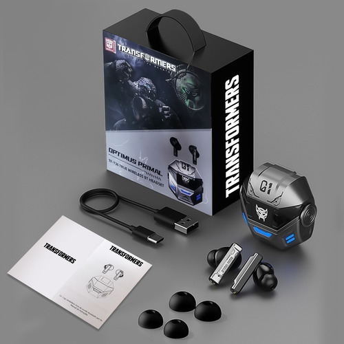 Auriculares Inalámbricos Bluetooth Transformers Para Gaming Optimusprime