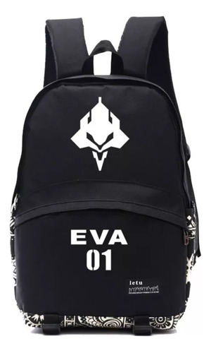 Mochila De Genesis Evangelion Eva-01 De Moda De Nailon