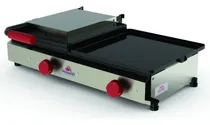 Comprar Plancha Chivitera Doble Con Prensa Y 2 Quemadores !!