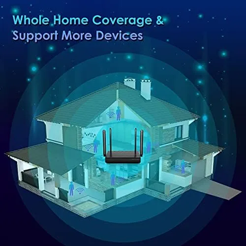 Enrutador Wifi 6 - Enrutadores Ax1800 Para Internet Inalámbr