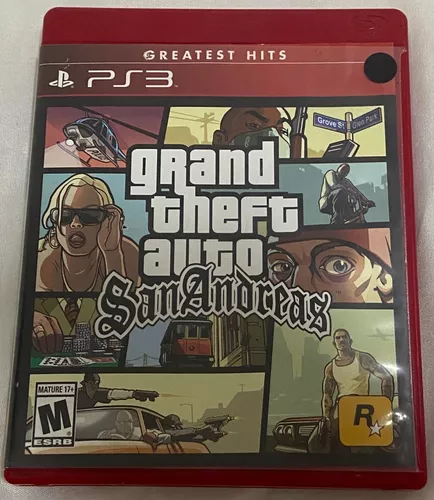 Jogo PS3 GTA San Andreas