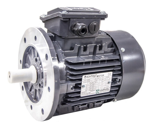 Motor Hp 5  Rpm 1.730 Bifasico Vol 220 Marca Techtop  