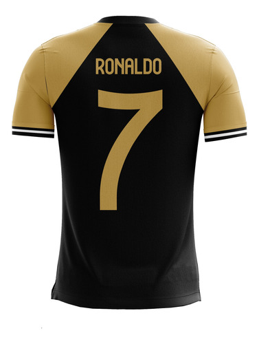 Camiseta Sporting Lisboa Black Ronaldo Artemix Cax-1905
