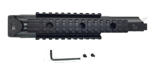 Imagen 4 de 9 de Tapa Superior Ak-47 Cuerno De Chivo Con Picatinny Weaver