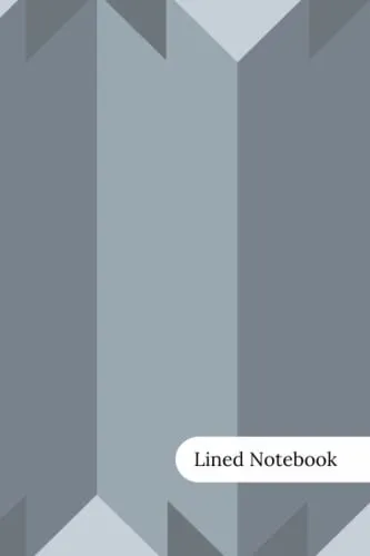Geometrical Greys Lined Journal Notebook | 6 X 9 Inches 120