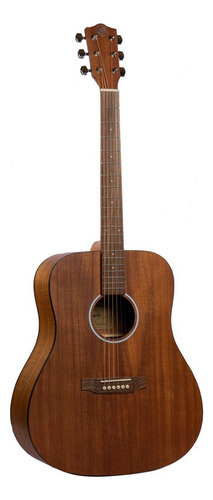 Guitarra Acústica Bamboo Mahogany 41 Con Funda Acolchada Color Marrón Material del diapasón Nogal Orientación de la mano Diestro