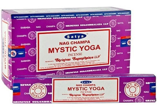 Incenso Indiano De Massala Satya Mystic Yoga 15g