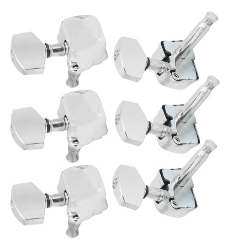 Tecla De Afinación De Cuerdas Para Guitarra Semicerrojada, 3