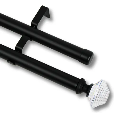 Barras De Cortina Extensibles Metálicas 120-210 Cm Guiza