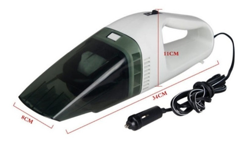 Imagen 4 de 6 de Aspiradora Para Auto De 12v Cable 1/2m