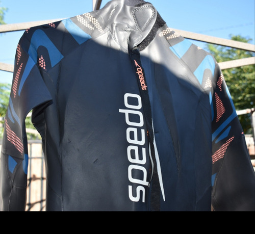 Traje De Natación Neopreno Hombre Speedo Pronton. Negro Xl 