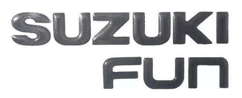Insignia Emblema  Suzuki Fun  Negro 2007/ 3c
