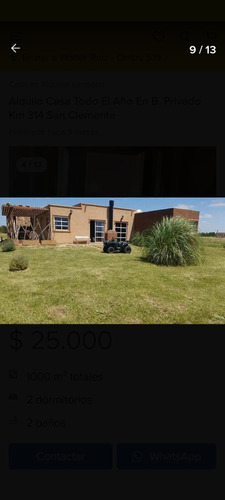 Vendo O Permuto Casa Barrio Privado Km 314 Con Salida Al Mar