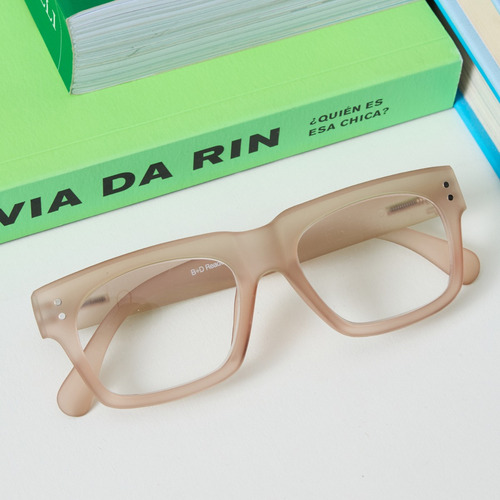 Óculos Para Leitura Com Grau B + D Big Bold Nude