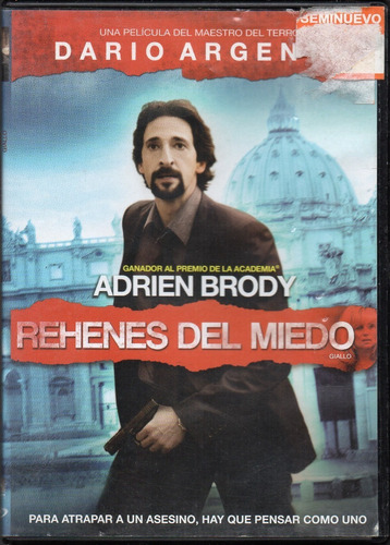 Rehenes Del Miedo - Adrien Brody - Dir. Darío Argento - Dvd