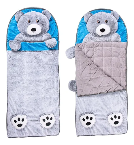 Saco De Dormir Para Niños Con Almohada Extraíble Y Manta, Extra Grueso Grande 2 En 1 Para Ninos Y Ninas Tapete Para Siesta Para Preescolar