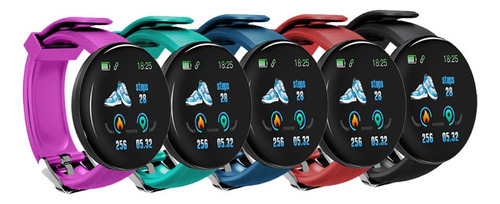 5 Smartwatches Mayoreo Relojs Pantalla Redonda Proveedor D18