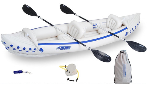 E177 Kayak Deportivo D Lujo Inflable 3 Pers. Sea Eagle Se370