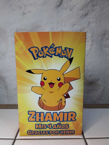 Souvenirs Pokemon 25 Bolsitas Y Libritos