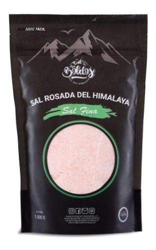 Sal Rosada Del Himalaya Gruesa O Fina  1kg. Agronewen