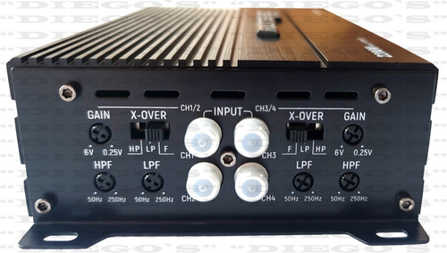Imagen 6 de 8 de Amplificador Rock Series Rks-r1000.4dm 2200w 4canales Clased