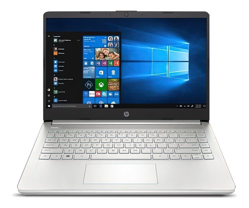 Laptop  HP 14-dq2053cl plateada 14", Intel Core i3 1125G4  8GB de RAM 256GB SSD, Intel UHD Graphics Xe G4 48EUs 1920x1080px Windows 11 Home