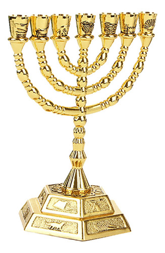 Candelabro Judío Dorado Religions Hanukkah C