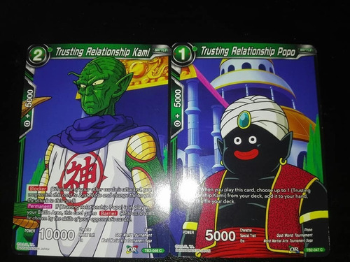 Trusting Relationship Kami Y Mr.popo Carta Dragon Ball