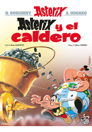 13. Asterix y el caldero, de Goscinny, René. Asterix, vol. 13. Editorial HACHETTE LIVRE, tapa blanda en español, 2019