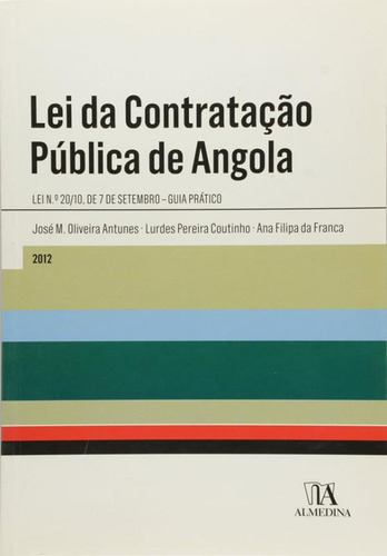 Livro Lei Da Contratação Pública De Angola