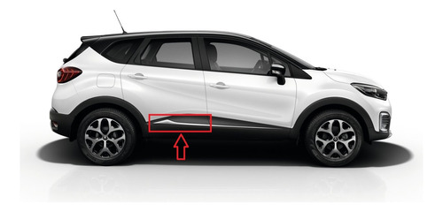 Vira Cromado Moldura Puerta Tras Der Renault Captur 2016-