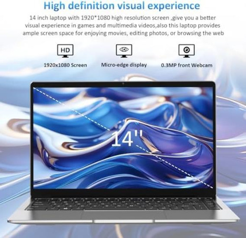 Laptop Molegar 14,8gb Ddr4 512gb Ssd Computadora Portátil, C