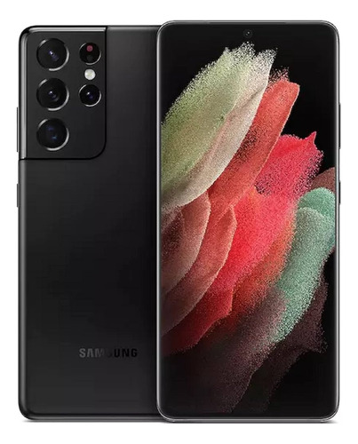 Samsung Galaxy S21 Ultra 5g 128gb Phantom Black 12 Gb Ram Impecable! Dual Sim (1 Físico Y E-sim) Incluye Cargador (Reacondicionado)