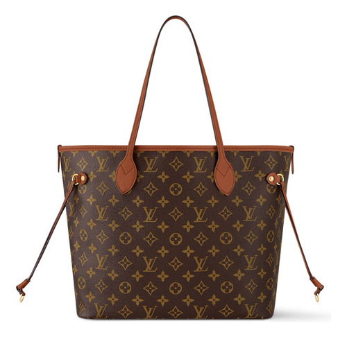 Bolsa Neverfull Mm Inside Out Monogram Tote Con Monedero Marrón Lisa Oro Marrón (Reacondicionado)
