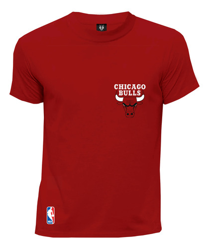 Camiseta Fan Logo Nba Chicago Bulls