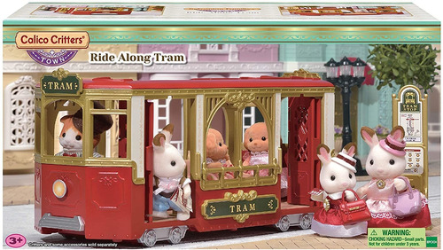 Calico Critters Ciudad Ride A Lo Largo Del Tranvía