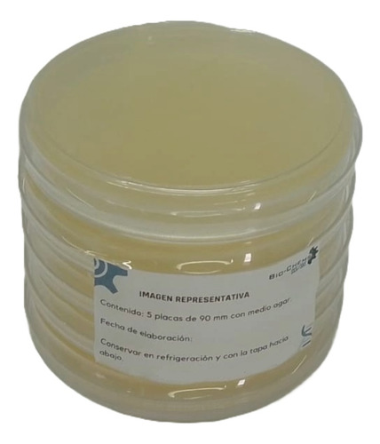 Placa Petri Con Agar Xld 5 Pzs