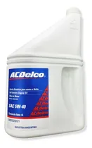 Comprar Aceite Acdelco 5w40 4 Litros Chevrolet Sintetico